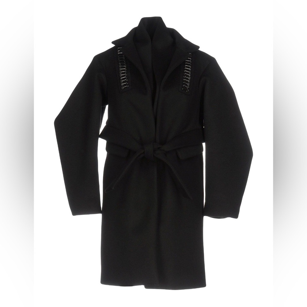Dsquared2 Black Belted Coat
